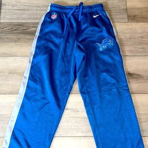 Nike Genuine Therma-Fit NFL Detroit Lions Men’s Size Medium Fleece Sweatpants